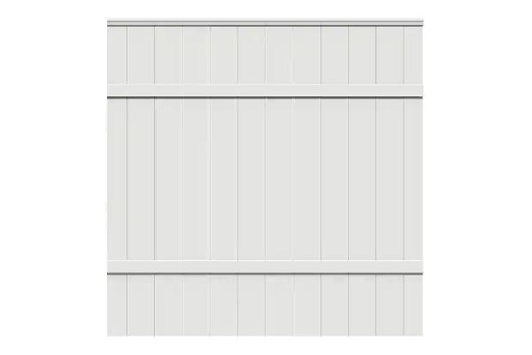 Fence Orlando - 6 ft. H x 6 ft. W White Vinyl Windham Fence Panel