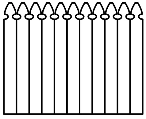 Wood fence style - 03