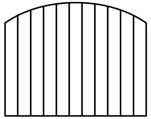 Wood fence style - 07