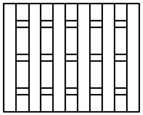 Wood fence style - 10